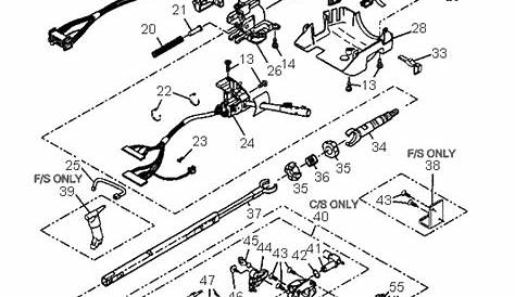 chevy s10 steering column schematics