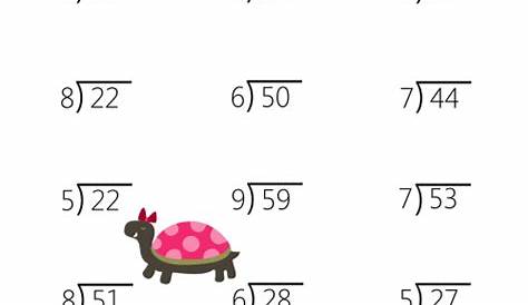 Long Division Worksheets No Remainders | ABITLIKETHIS