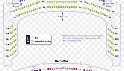 pnc seating chart with seat numbers