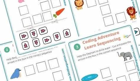 Coding Worksheets For Kids-100% Off-screen - Mom'sEquation