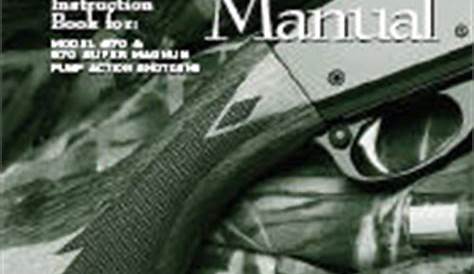 remington 870 wingmaster manual