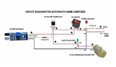 How to make Automatic Hand Sanitizer Machine | part 1 | Circuit diagram