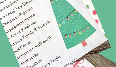 FREE Printable CHRISTMAS Bucket List for Holiday Fun