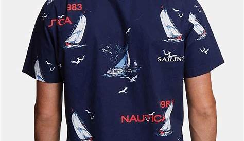 nautica casual shirts for men