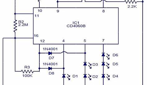 digital dice circuit diagram