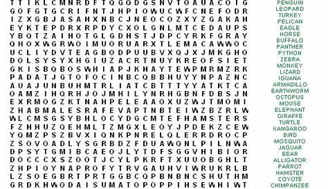 hardest word search in the world printable