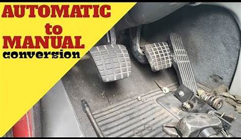 Automatic to manual conversion - YouTube