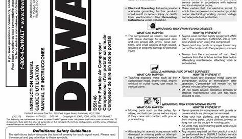 DEWALT D55146 INSTRUCTION MANUAL Pdf Download | ManualsLib
