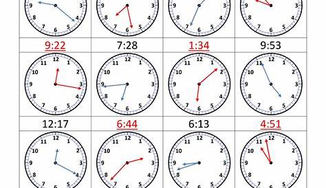 clock worksheets quarter past and quarter to - printable math time