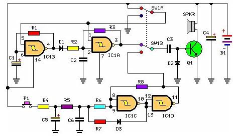 diagram of electronic circuit