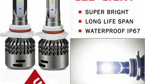 2X 9012 LED Headlight Bulbs Kit for GMC Acadia 2012-2016 Sierra 1500