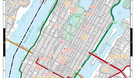 Manhattan streets map. Streets map of Manhattan | Vidiani.com | Maps of