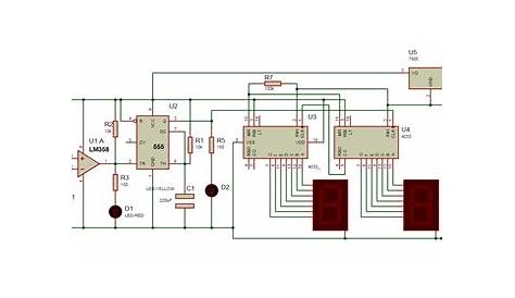 digital counter circuit diagram