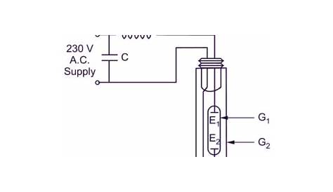 high pressure mercury vapour lamp circuit diagram