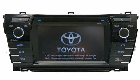 Toyota Highlander (2014-2019) GPS Radio/Navigation Touchscreen LCD