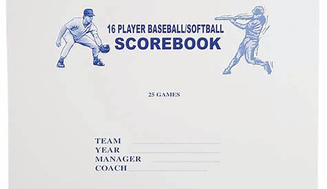 scorebooks for softball printable