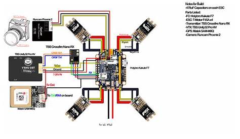 circuit diagram of a drone