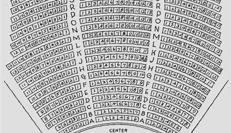 greek theater detailed seating chart
