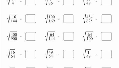 multiplication square worksheet square root property worksheet with