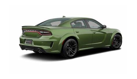 green dodge charger 2020