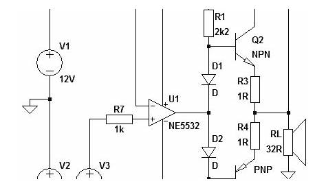 NE5532 Op-Amp IC circuit Diagram - Page 1