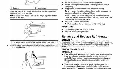 Whirlpool WRF535SWHZ French Door Refrigerator Owner's Manual