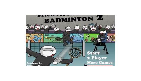 Stick Figure Badminton 2 - Unblocked Games