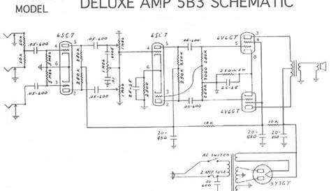 fender guitar amp schematics