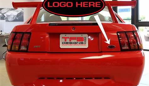 ford mustang rear emblem