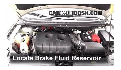Add Brake Fluid: 2011-2014 Ford Edge - 2013 Ford Edge SE 2.0L 4 Cyl. Turbo