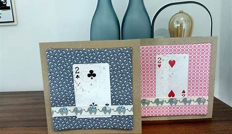 Birthday Poker card with personalised playing cards | Etsy