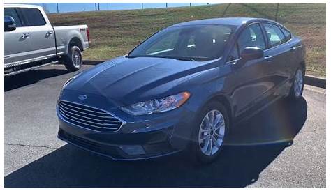 2019 Ford Fusion SE (Demo) in Blue Metallic - YouTube