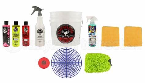 Chemical Guys Best Car Wash Bucket Kit 11pc Blue | HOL121BL|Rallysport