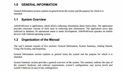 User Manual Template - 9+ Download Documents In PDF | Sample Templates