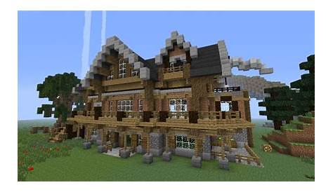 Wooden Mansion Minecraft Map