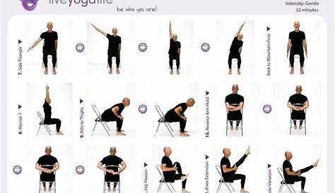 Yoga with a Chair Level 1 – Class 3 | Live Yoga Life Stretching