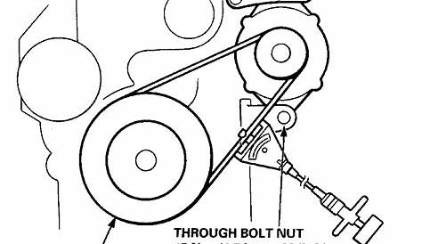 honda 3.5 serpentine belt diagram