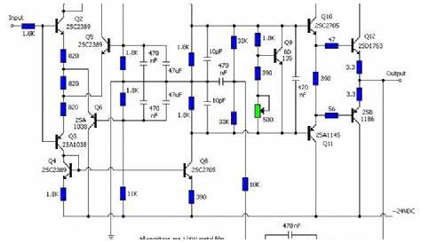 The separated element headphone amplifier circuit - Amplifier_Circuit