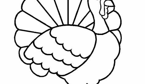 turkey printable coloring page