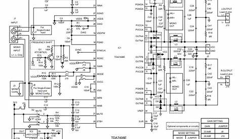 car stereo tda7388 amplifier circuit diagram