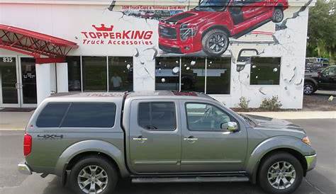 Nissan Frontier LEER 100XL with Nerf Bars - TopperKING : TopperKING