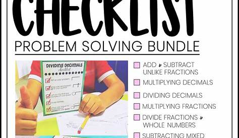 5th Grade Math Checklist Bundle - Kraus Math