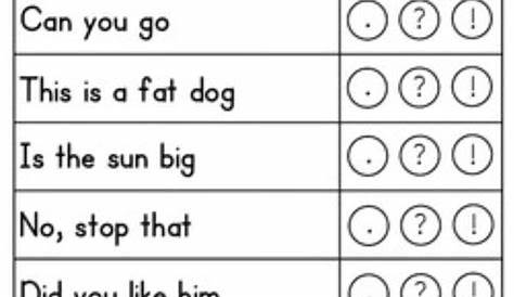Teach Child How To Read Punctuation Worksheets Ks3 Printable - Gambaran