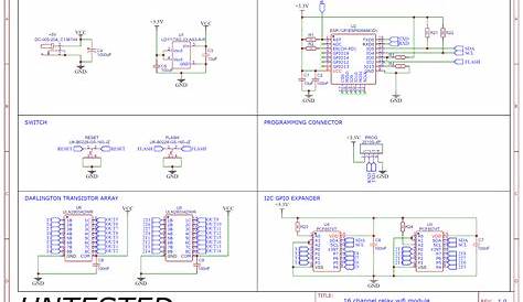 4 channel relay circuit diagram