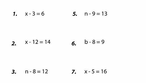 grade 7 math worksheet algebra