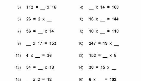 4Th Grade Multiplication Worksheets Free - 5 Minutes Drill Free