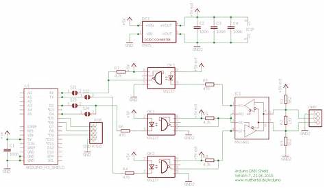 dmx receiver circuit diagram