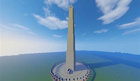 Washington Monument w/full interior Minecraft Map