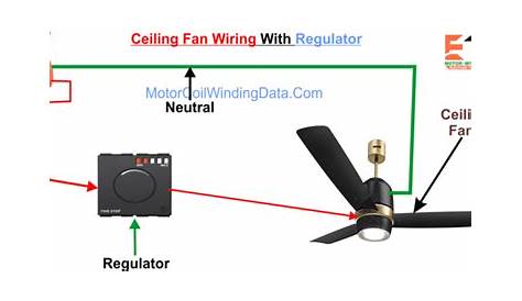 ceiling fan regulator circuit diagram