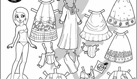 Four Princess Coloring Pages to Print & Dress